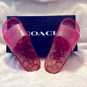 NWOT Coach Ulysses Rubber Slide